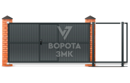 Откатные ворота 4,5 м 4500×3000 ЗМК-7899