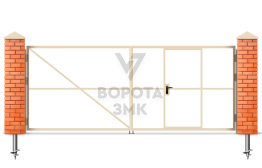 Распашной каркас ворот 2000×2250 ЗМК-4976